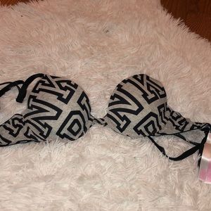 Pink bra